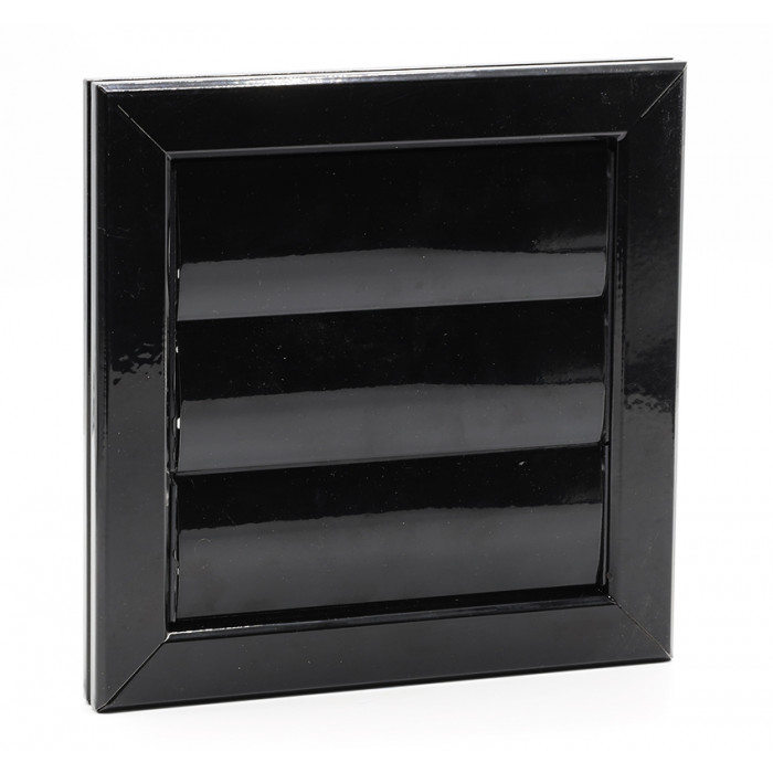 Lamellenrooster 205 x 205 mm zwart aluminium main product photo