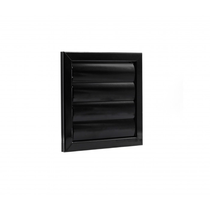 Lamellenrooster 255 x 255 mm zwart aluminium main product photo