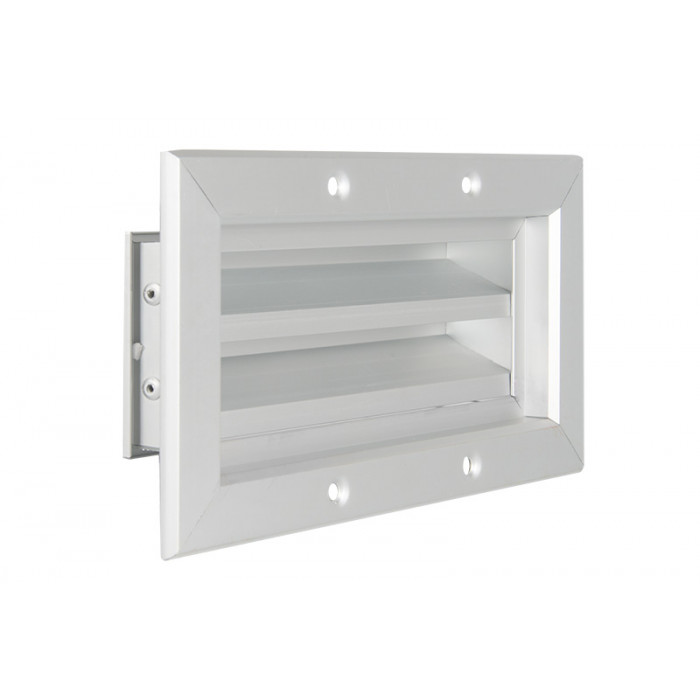 Gevelrooster vaste lamellen 170 x 70 mm aluminium main product photo