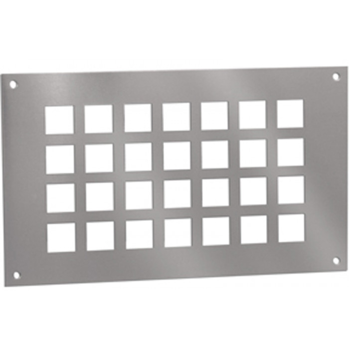 Ventilatieplaat 250 x 150 mm aluminium main product photo