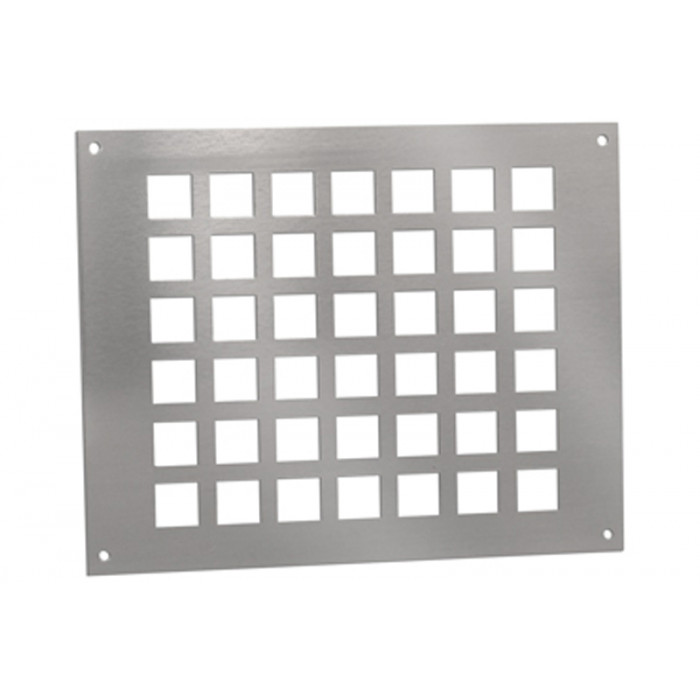 Ventilatieplaat 250 x 200 mm aluminium main product photo
