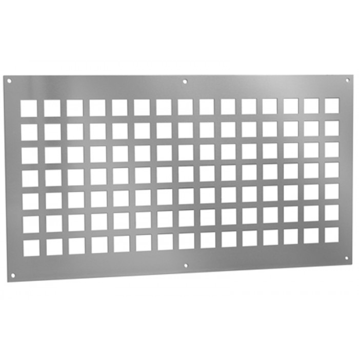 Ventilatieplaat 250 x 450 mm aluminium main product photo