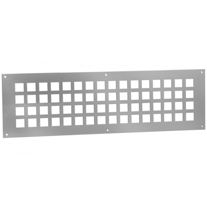 Ventilatieplaat 500 x 150 mm aluminium main product photo