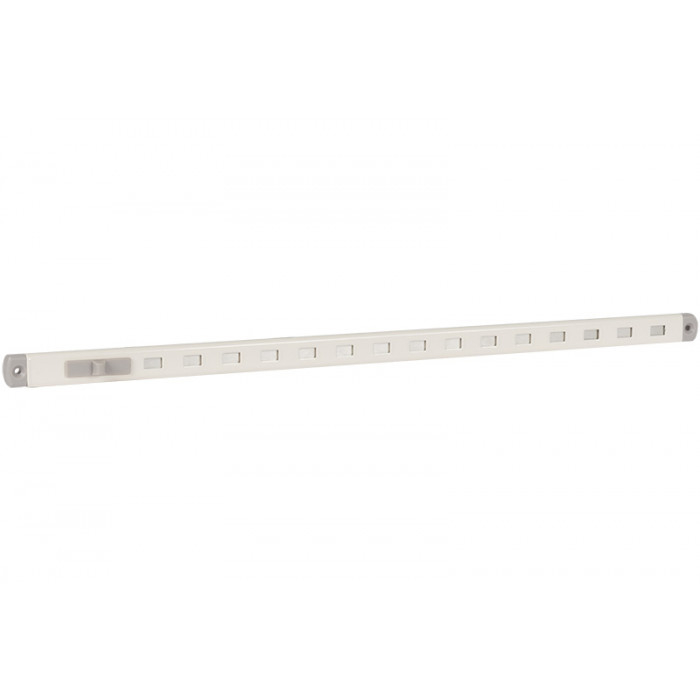 Gleufluchtrooster binnen P 294x20 mm wit aluminium main product photo