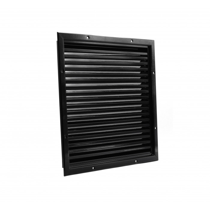 Gevelrooster 400 x 400 mm zwart aluminium main product photo