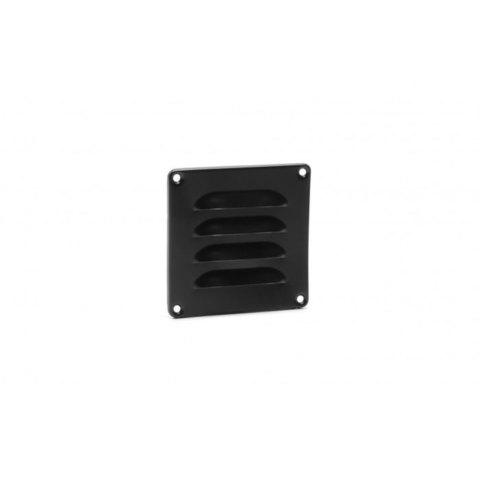 Schoepenrooster 100 x 100 mm zwart aluminium main product photo