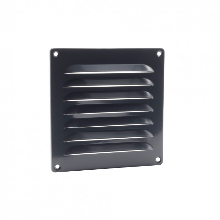 Schoepenrooster 160 x 160 mm antraciet aluminium main product photo