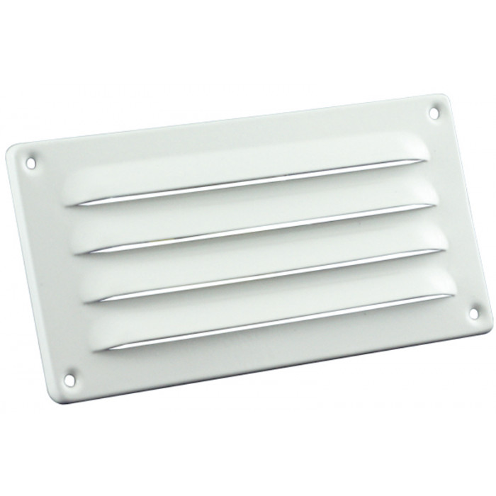 Schoepenrooster 180 x 90 mm wit aluminium main product photo