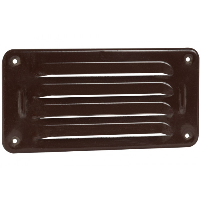 Schoepenrooster 180 x 90 mm bruin aluminium main product photo