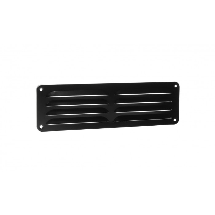 Schoepenrooster 300 x 90 mm zwart aluminium main product photo