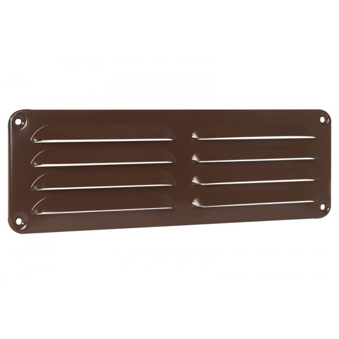 Schoepenrooster 300x90 bruin aluminium main product photo