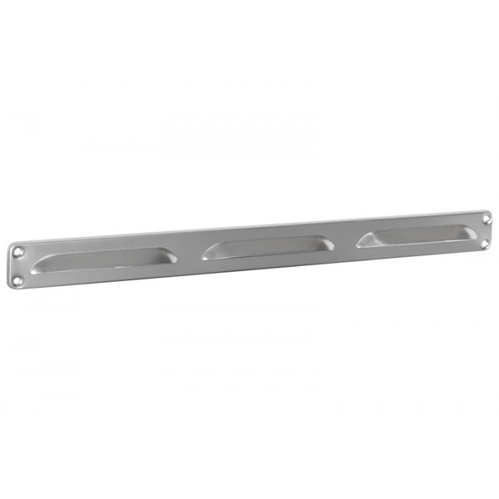 Schoepenrooster 370 x 30 mm Blank aluminium main product photo