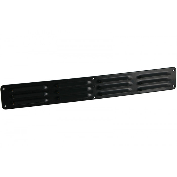 Schoepenrooster 500 x 65 mm zwart aluminium main product photo