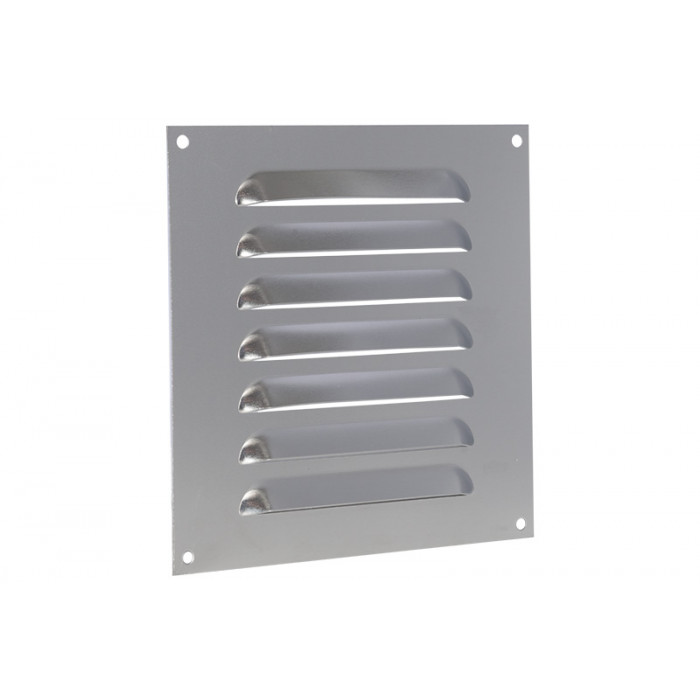 Schoepenrooster vlak model 150 x 150 mm aluminium main product photo
