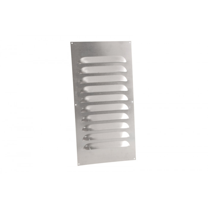 Schoepenrooster vlak model 250 x 500 mm aluminium main product photo