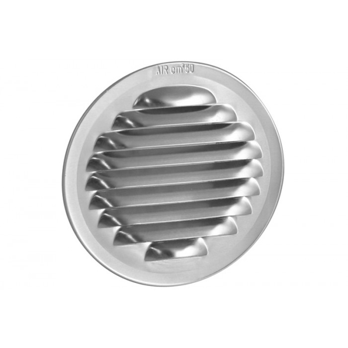 Schoepenrooster zonder gaas Ø80 mm aluminium main product photo