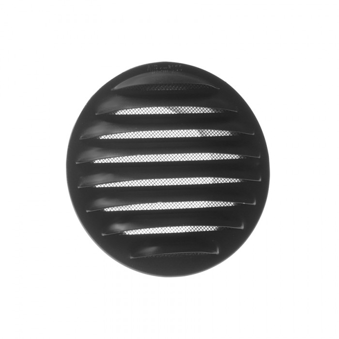 Schoepenrooster Ø100 mm zwart aluminium main product photo