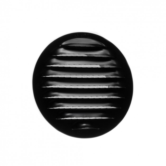 Schoepenrooster Ø150 mm zwart aluminium main product photo