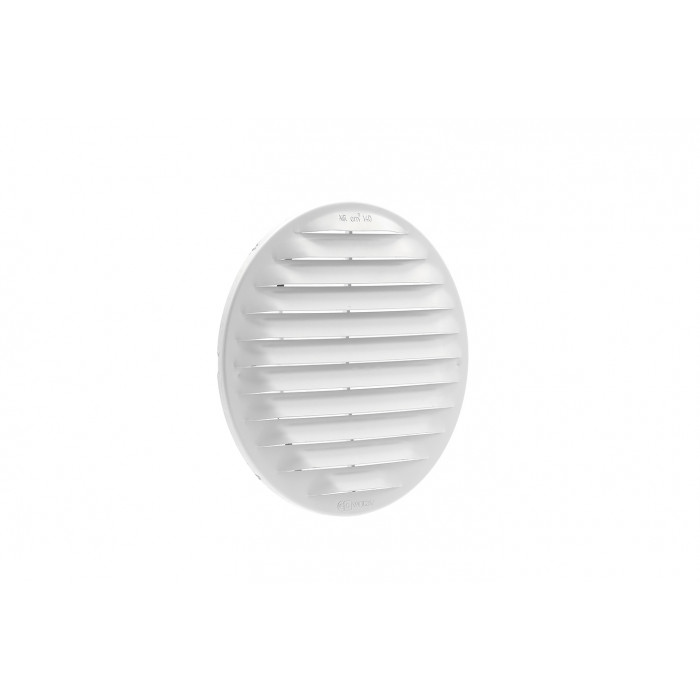 Schoepenrooster met klem Ø175 mm wit aluminium main product photo