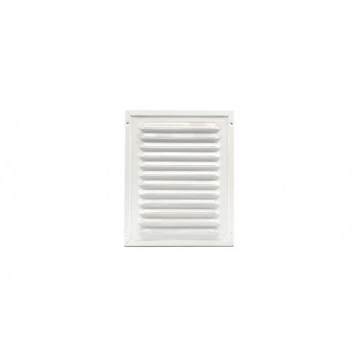 Kaderrooster met gaas 200 x 250 mm wit aluminium main product photo