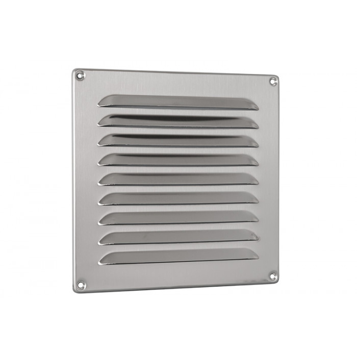 Schoepenrooster met bevestigingsklem 150 x 150 mm RVS-304 main product photo