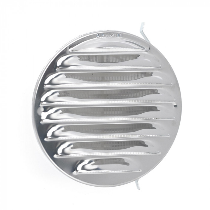 Schoepenrooster met bevestigingsklem Ø130 mm RVS-304 main product photo