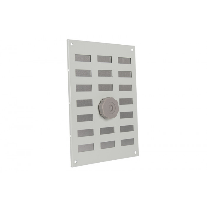 Schuifrooster met gaas 150 x 215 mm wit aluminium main product photo
