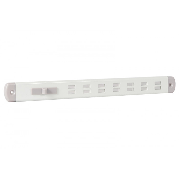 ALU schuifrooster Bold Line 300x30 mm wit main product photo