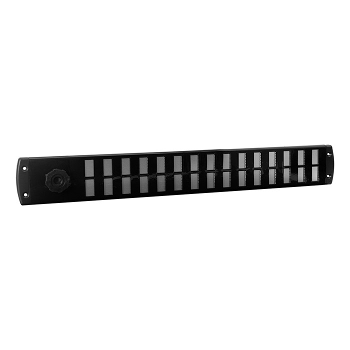 ALU schuifrooster Bold Line 500x65 mm zwart main product photo
