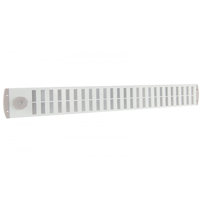 ALU schuifrooster Bold Line 750x90 mm wit main product photo