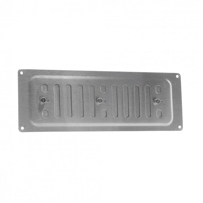 Schuifrooster met gaas 260 x 90 mm RVS-304 main product photo