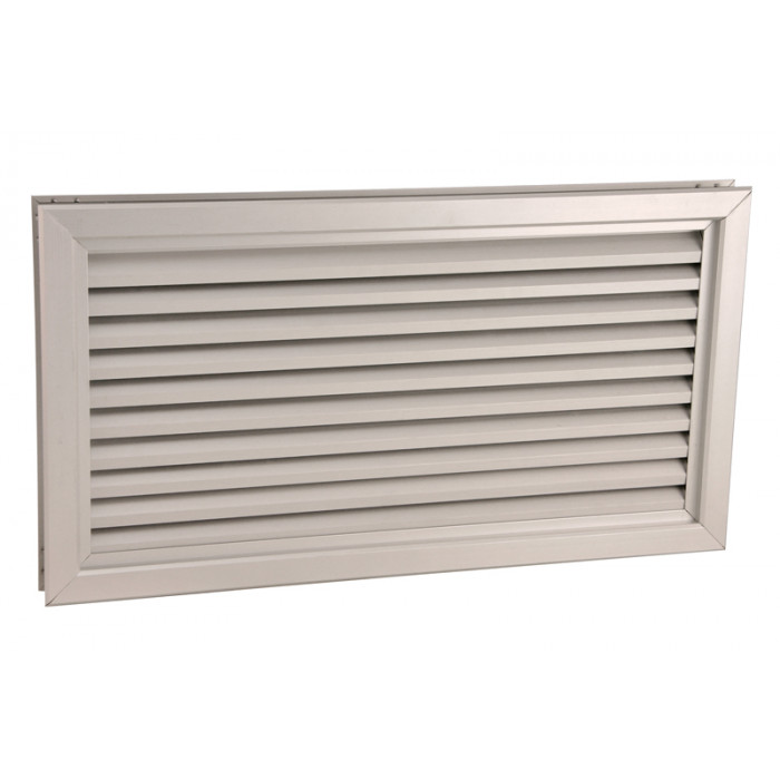 Deurrooster 445 x 245 mm geanodiseerd aluminium main product photo