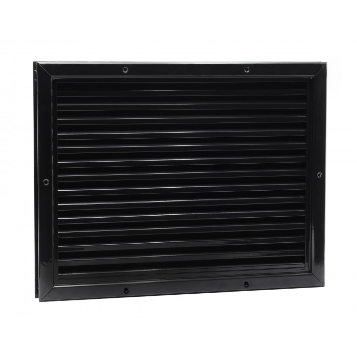 Deurrooster 445 x 345 mm zwart aluminium main product photo