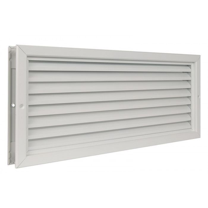 Deurrooster 545 x 245 mm wit aluminium main product photo
