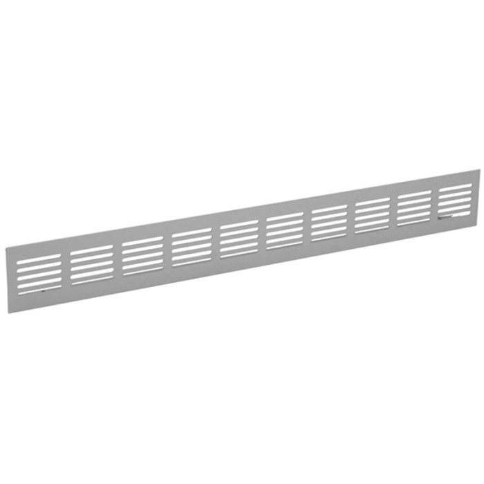Plintrooster 800 x 80 mm F1 aluminium aluminium main product photo