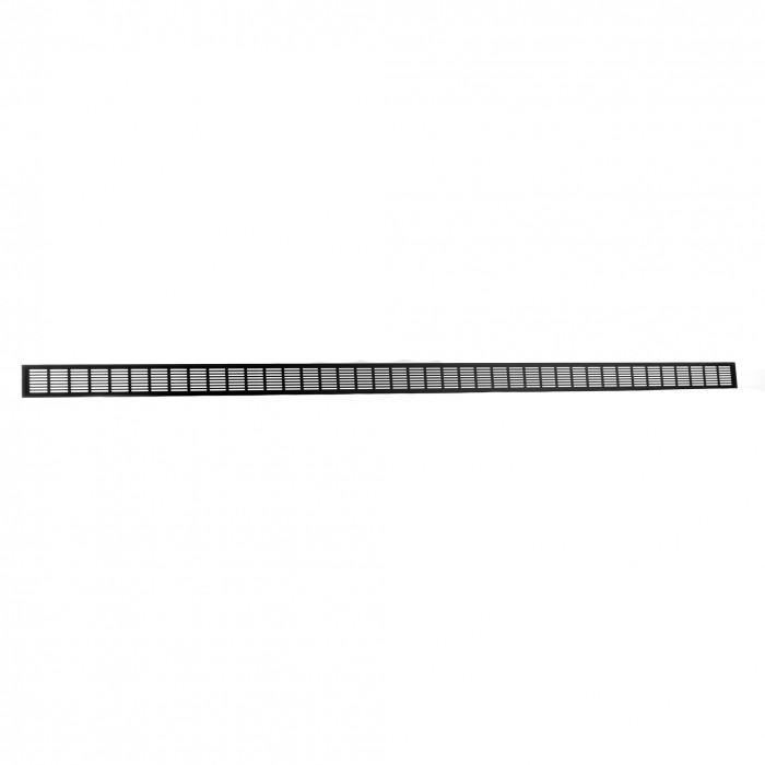 Plintrooster 2000 x 80 mm zwart aluminium main product photo