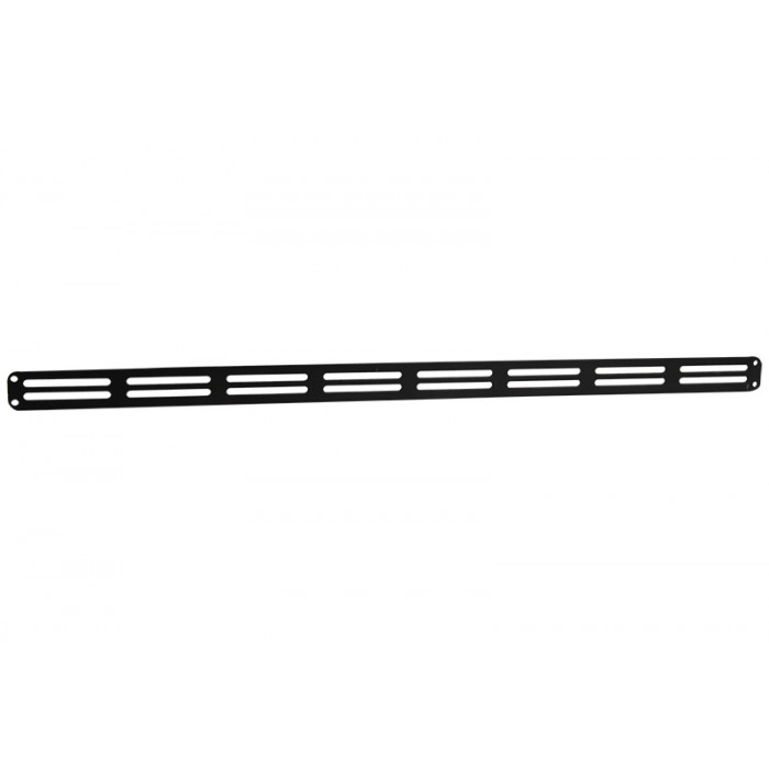 Plintrooster vlak 400 x 20 mm zwart aluminium main product photo
