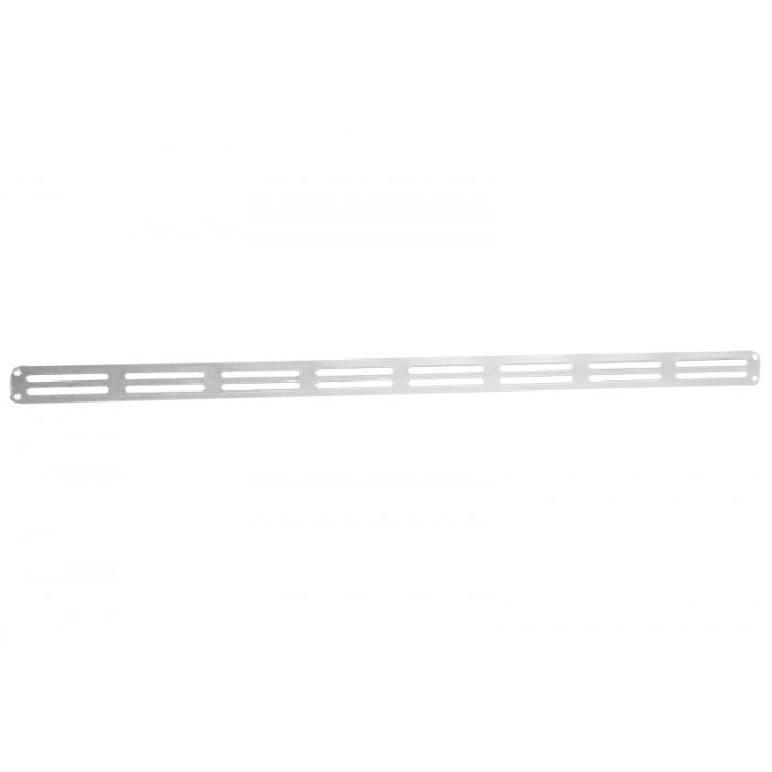 Plintrooster vlak 400 x 20 mm F1 aluminium aluminium main product photo