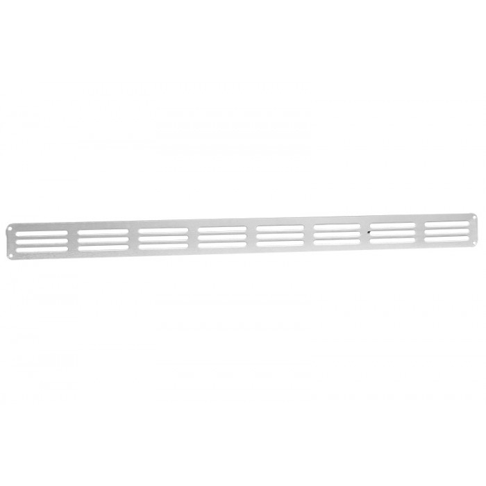 Plintrooster vlak 400 x 30 mm F1 aluminium aluminium main product photo