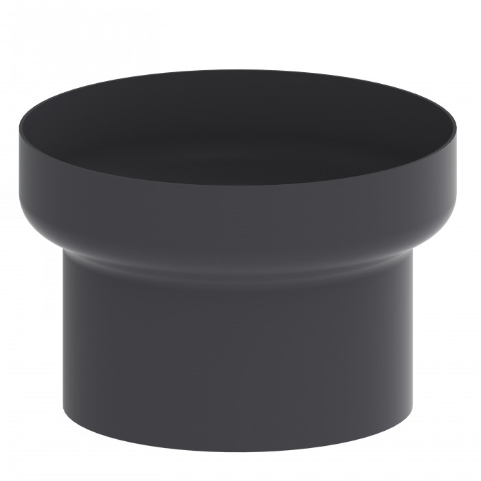 Verloopstuk Ø125-110 mm zwart main product photo