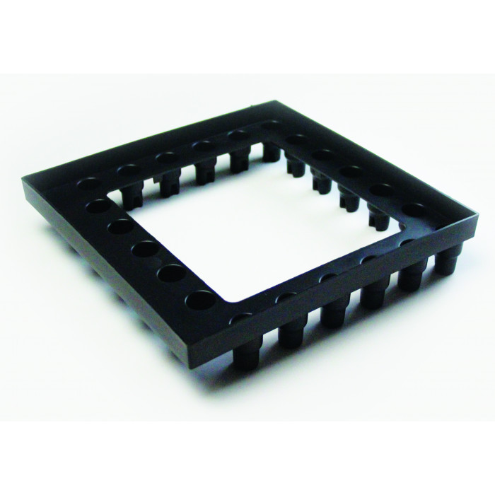 Tegelbladvanger 45/90° zwart kunststof main product photo
