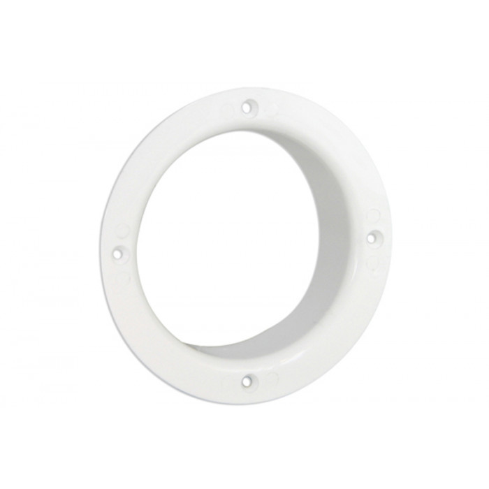 Anschlussdose 100 mm weiß kurz Kunststoff main product photo