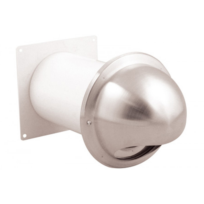 Bolrooster met muurdoorvoer Ø125 mm RVS-304 main product photo