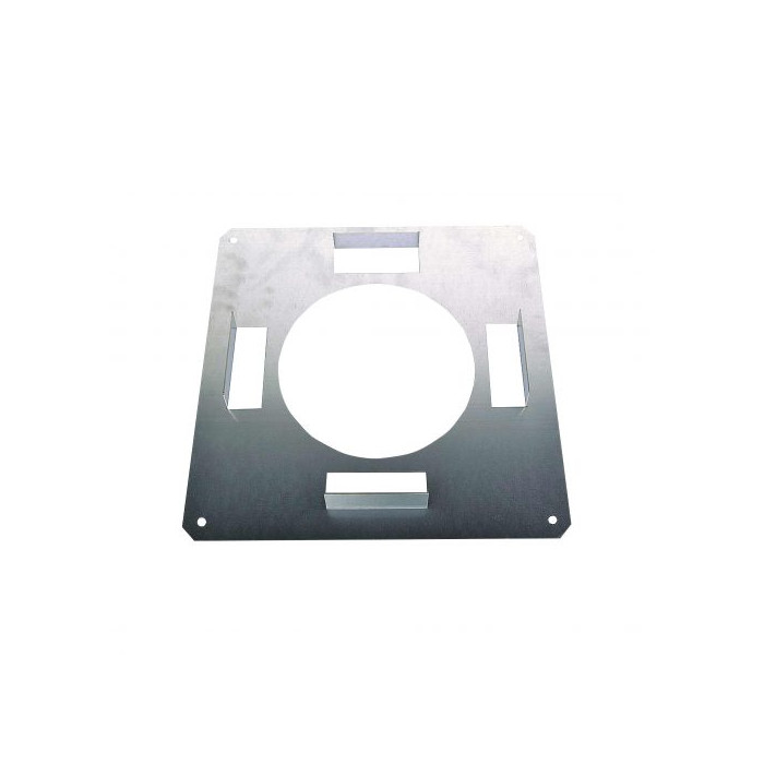 Brandseparatieplaat Ø80 mm voor rookkanaal dubbelwandig RVS-304 main product photo