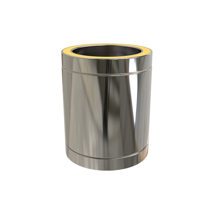 Kachelpijp Ø80 mm 250 mm voor rookkanaal dubbelwandig RVS-304 main product photo