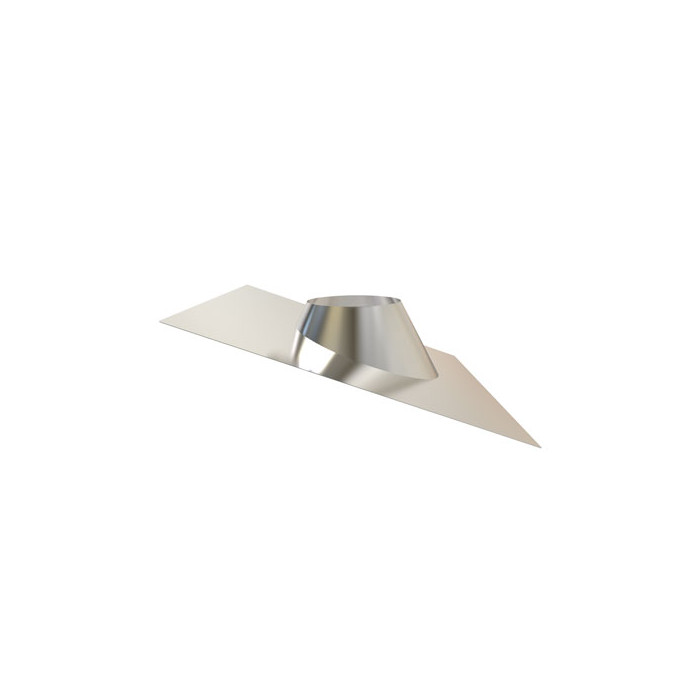 Dakplaat Ø150 mm alu 15-35° voor rookkanaal dubbelwandig RVS-304 main product photo