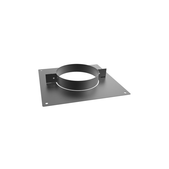 Verdiepingsondersteuning Ø250 mm voor rookkanaal dubbelwandig RVS-304 zwart gecoat main product photo