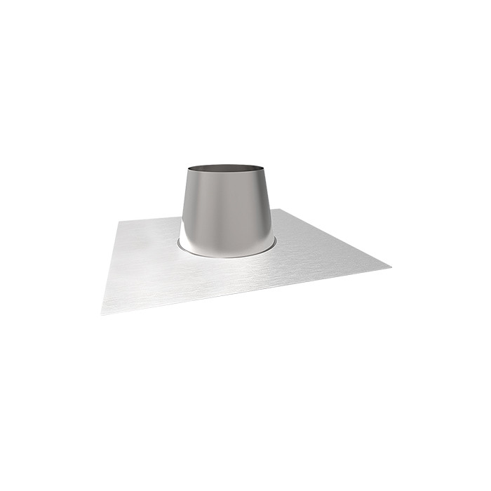 Dakplaat Ø150 mm alu 0° voor rookkanaal enkelwandig RVS-316 main product photo