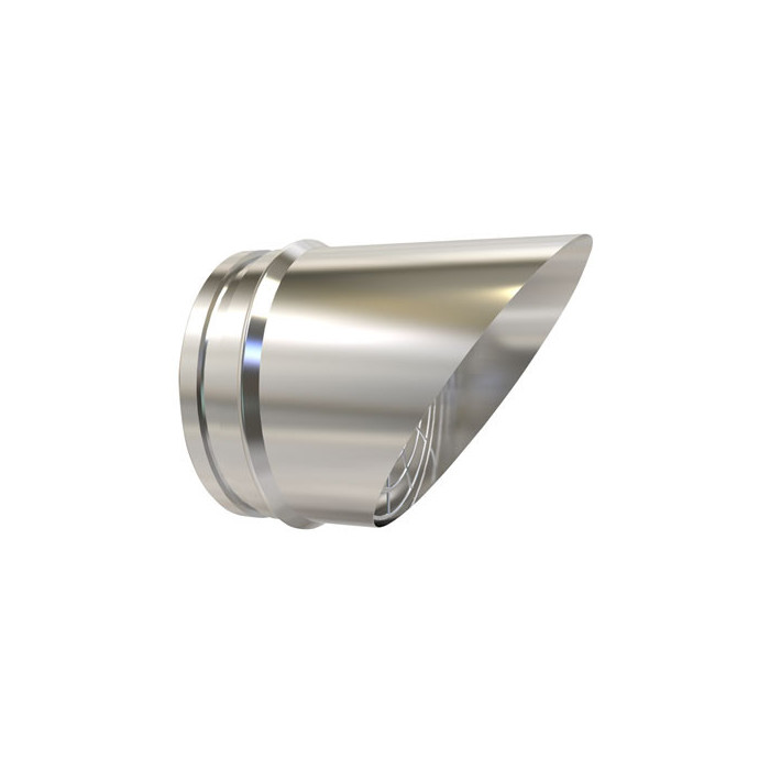 Horizontaal eindstuk Ø150 mm voor rookkanaal enkelwandig RVS-316 main product photo