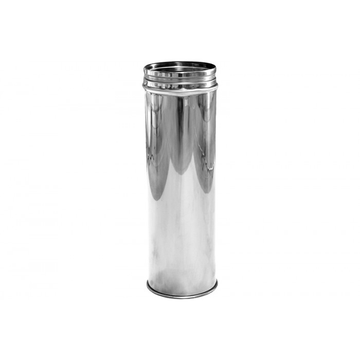 Pijp Ø200 mm 500 mm voor rookkanaal enkelwandig RVS-316 main product photo